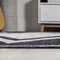 Jonathan Y Siksak Modern Chevron Border Non-Slip Machine-Washable Ivory/Navy 3 ft. x 5 ft. Area Rug WSH124A-3 - alternate 6