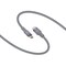 Monoprice USB-C to USB-C Silicone Charging Cable - USB 2.0, 240W PD, Ultra Flexible, 6ft, GRY, 2PK 48847 - alternate 2