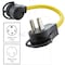 Ac Works 1.5FT 14-30P 30A 4-Prong Dryer Plug to 30A RV Adapter RV1430TT-018 - alternate 5