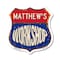 Signmission Matthew's Workshop, 12 Inch X 12 Inch, Plastic Sign SHI-P-12-489-MATTHEW - alternate 1