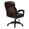 Office Star Products FL Series Faux Leather Manager Chair, Chocolate FL660-u2 - alternate 6