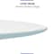 Fab Glass And Mirror 48in Round Ultra Clear Glass Table Top, Pencil Edge, Low Iron Extra Clear Tempered Glass 1/2 LI-48RT12THPE - alternate 4