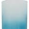 Homeroots 18" Blue White And Gold Ombre Glass And Aluminum Pedestal Table Vase 565456 - alternate 7