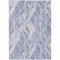 Homeroots 8' X 10' Denim Blue And Sky Blue Geometric Washable Indoor Outdoor Area Rug 589215 - alternate 8
