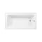 Kingston Brass 60-Inch Acrylic Rectangular 3-Wall Alcove Tub Combo w/ Waste and Overflow Drain, Right Hand Drain CVTAP603222R3 - alternate 4