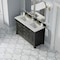 James Martin Vanities Brookfield 60'' D Vanity, Black Onyx w/3 CM Jasmine Pearl Silestone Top w/FreePower Wireless Charger 547-V60D-BKO-FEJP - alternate 9