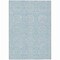 Homeroots 3' X 5' Sky Blue And Ivory Geometric Washable Indoor Outdoor Area Rug 610853 - alternate 8