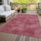 Homeroots 3' X 5' Red Washable Indoor Outdoor Area Rug 598812 - alternate 6