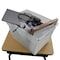 Flipside Corrugated Postal Storage Tote, 18-1/4 in L x 13-1/4 in W x 11-3/5 in H, Translucent, Plastic, 4 PK 40102 - alternate 7