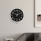 Clockswise 14-in Round Quartz Wall Clock Non-Ticking Battery Operated with Silent Sweep Movement,  QI004745.BK.14 - alternate 8