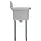 Amgood 29 in. x 22 in. Stainless Steel One Compartment Sink with 16 in. x 14 in. Bowl and 12 in. Left  Drainboard AMG SINK S1C-141611-12L-NF-Z - alternate 7