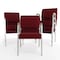 Flash Furniture Burgundy Fabric Stackable Church Chair with Arms XU-DG-60156-BUR-GG - alternate 8