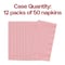 Smarty Had A Party Durable Classic Pink Paper Dinner Napkins, 600PK 67158B-CASE - alternate 6