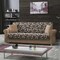 Homeroots 89" Beige Chenille Convertible Futon Sleeper Sofa And Toss Pillows With Storage 607146 - alternate 8
