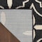 Homeroots 8' X 10' Black And Ivory Geometric Indoor Outdoor Area Rug 573064 - alternate 7