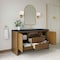 James Martin Vanities Hudson 60" Single Vanity, Honey Oak w/ 3 CM Charcoal Soapstone Silestone Top 435-V60S-HNO-3CSP - alternate 8