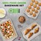 Nutrichef 3 Piece Nonstick Cookie Sheets for Baking NCBKT3CM - alternate 3