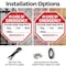 Signmission In Case of Emergency Please Save Ou, 6 inch X 6 inch, Plastic Sign, 2PK OC-P-2PACK-6-90 - alternate 4