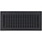 Sierra Grates 4 in. H X 14 in. W Powder Coat Steel, Textured Black Floor Register CTP414-BLK - alternate 1