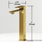 Vigo Dunn Single Handle Single-Hole Bathroom Vessel Faucet in Matte Brushed Gold VG03036MG - alternate 7