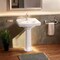 Whitehaus Collection 23 in Traditional Pedestal Sink with an Integrated Oval Bowl and Single Faucet Drilling B-LO914-LO915-1H - alternate 5