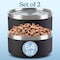 Petmaker Set of 2 Stainless Steel Dog Bowls 64oz Double Wall Insulated Non Slip Metal for Medium-Large Pets PET6427 - alternate 8