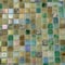 Apollo Tile Mingles 11.6in x 11.6in Glossy Emerald Green Glass Mosaic Wall and Floor Tile 18.69 sqft/case, 10PK MIX1588GN447A - alternate 5