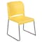 Flash Furniture Yellow Plastic Stack Chair RUT-238A-YL-GG - alternate 1