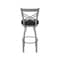 Holland Bar Stool Co 820 Catalina Stainless Steel 36in Swivel Bar Stool with Canter Espresso Seat 82036SS003 - alternate 6
