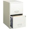 Nusparc 2-Drawer Vertical File Cabinet, 14.2" x 18" x 24.5", White NPRVF218AAWE - alternate 2