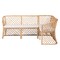 Bali & Pari Aysi Bohemian Light Honey Rattan 2-Piece Dining Nook Bench Set 258-14178-14179-ZORO - alternate 8