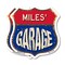 Signmission Miles's Garage, 12 inch X 12 inch, Plastic Sign, 2PK SHI-P-2PACK-12-383-MILES - alternate 1