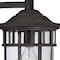 Homeroots Matte Black Canister Wall Light 398518 - alternate 3