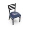 Holland Bar Stool Co BlackLogo Chair, VinylSeat L00418Gonzga - alternate 1