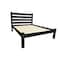 Homeroots Black Solid Wood Queen Bed Frame 546886 - alternate 6