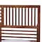 Baxton Studio Gemma Platform Bed with Slatted Wood Headboard, King 269-11145-9409-ZORO - alternate 3