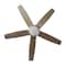 Good Housekeeping 52in Lanier Falls Flushmount Remote Control Ceiling Fan, Brushed Nickel 63011R-BN - alternate 2