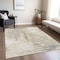 Homeroots 5' X 8' Ivory And Beige Abstract Washable Indoor Outdoor Area Rug 609203 - alternate 7