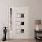 Vdomdoors Front Exterior Prehung Metal-Plastic Door, Manux 8933 White Silk, Side Sidelite Transom, Office Com MANUX8933EXD-WS-W30+12xH80-RH - alternate 3