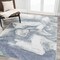 Jonathan Y Petalo Abstract Two-Tone Modern Blue/Cream 3 ft. x 5 ft. Area Rug CTP200B-3 - alternate 6