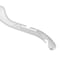 Nahanco 17in Clear Middle Heavy Weight Plastic Shirt/Dress Hanger with Swivel Hook, 50PK 505HU - alternate 4