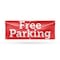 Signmission Free parking, 24 Inch x 72 Inch, Vinyl Banner B-72-30643 - alternate 1