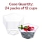 Smarty Had A Party 3.5 oz. Clear Star Pentagon Disposable Plastic Dessert Cups (288 Cups), 288PK 2630-CASE - alternate 4
