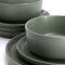 Soho Lounge Bryant Park 12 Piece Reactive Stoneware Dinnerware Set in Sage Green 750123473M - alternate 4