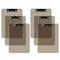 Davis Group Plastic Clipboard, Flat Clip, Smoke, 6PK 4833-97-06 - alternate 1