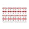 Signmission OSHA Danger Sign, 5" Height, Forklift Traffic Be Alert Bilingual, DS-D-35-VC-1265-10PK OS-DS-D-35-VC-1265-10PK - alternate 1