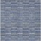Homeroots 5' X 8' Navy Blue And Denim Blue Striped Washable Indoor Outdoor Area Rug 587909 - alternate 5