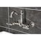 Kingston Brass Two-Handle Wall Mount Bridge Kitchen Faucet, Polished Nickel KS1266AL - alternate 5