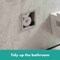 Hansgrohe Original Recessed Toilet Paper Holder w/ Storage & Tileable Door in Brushed Stainless Steel 56058800 - alternate 4