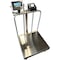 Selleton Scales Stainless Steel Bench Scale with Backrail & Wheels, 24 in x 24 in SL-915-SSBW-24X24 - alternate 6
